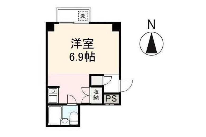 プチメゾン片原町-401-間取り図