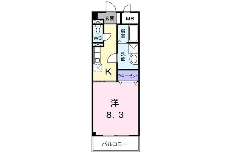 グランディール太田Ｂ-204-間取り図
