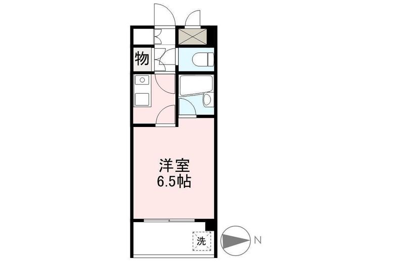 スクエアーガーデン三条-206-間取り図