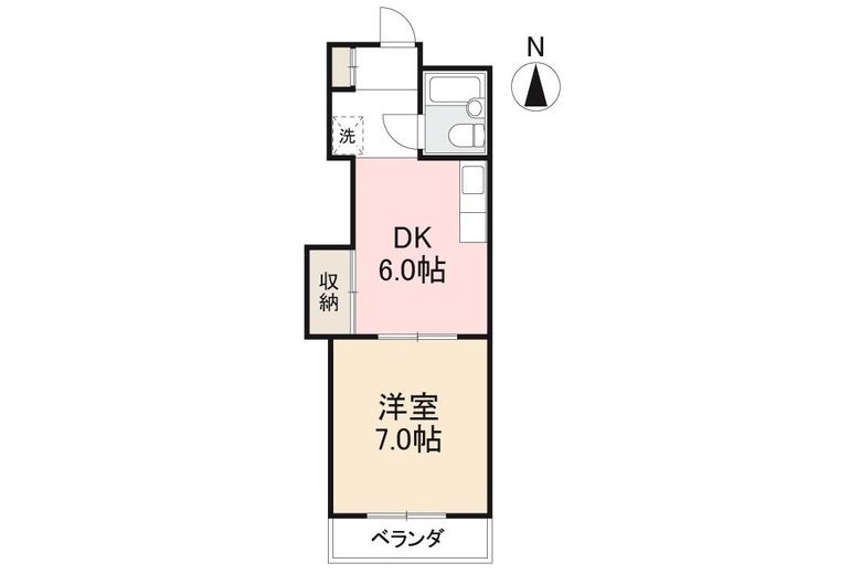 西町ハイツ（ＣＬ）-106-間取り図